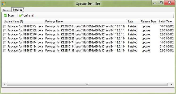 Update Installer