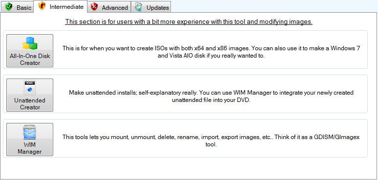 All In One Integrator wont load more then one ISO or install.wim
