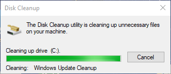Windows 10 Disk Cleanup