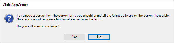change Citrix Xenapp v6.5 farm server