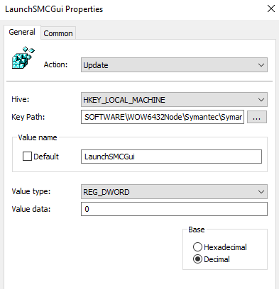 How to remove Symantec icon from System Tray