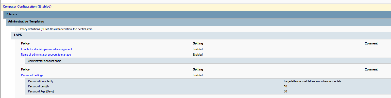 How to install and configure LAPS