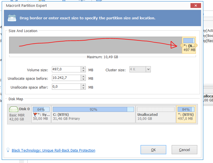 cannot extend c drive cannot extend c drive